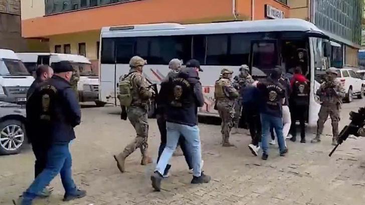 22 ilde 'suç örgütü' operasyonlarında 23 tutuklama
