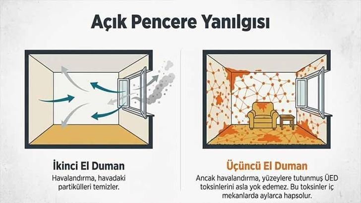 Mobilya ve kıyafetlere sinen sigara dumanında 10 kat fazla kanser riski