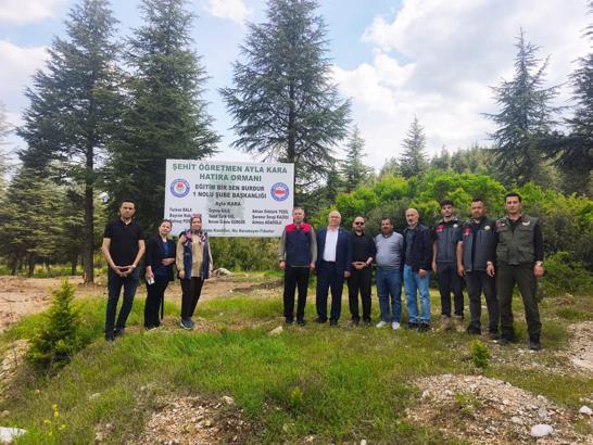Okul saldırısında hayatını kaybedenler için hatıra ormanı