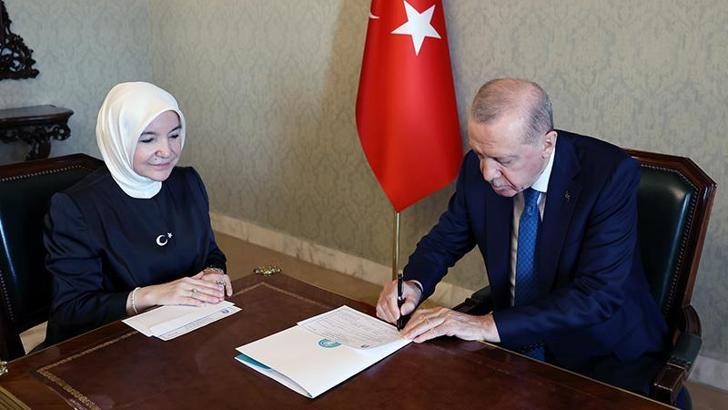 Cumhurbaşkanı Erdoğan, Darülaceze'ye kurban bağışı yaptı