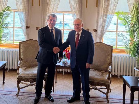 Milli Savunma Bakanı Güler, IKBY Başbakanı Barzani ile görüştü