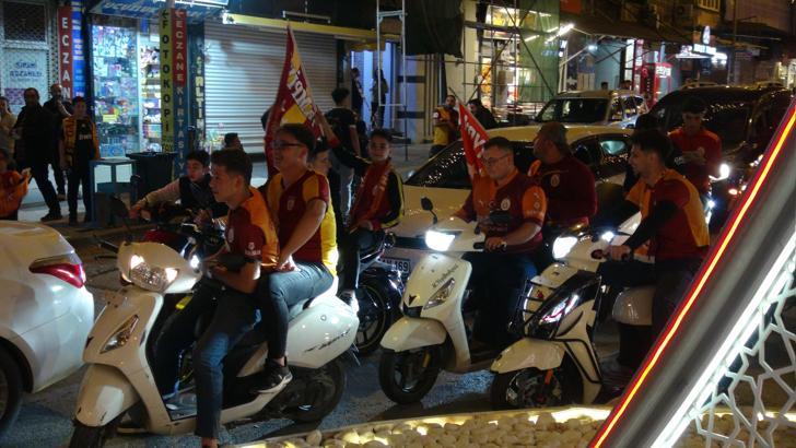Kilis’te Galatasaray'ın şampiyonluğu coşkuyla kutlandı