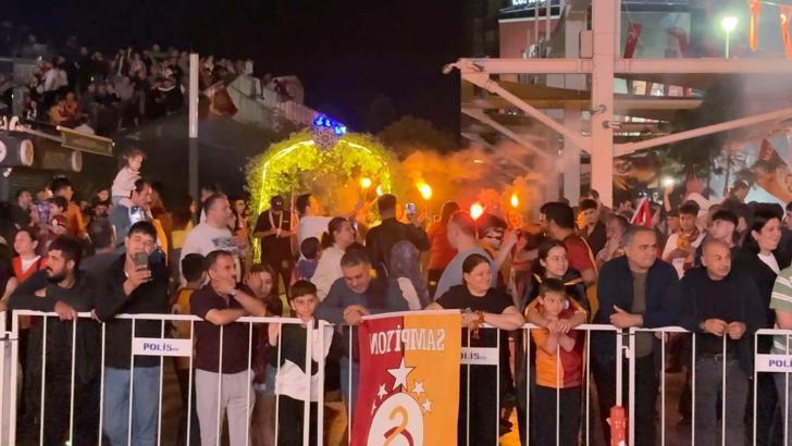 Galatasaray'ın şampiyonluğu Aydın'da coşkuyla kutlandı