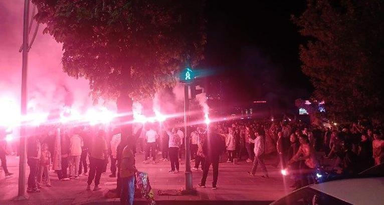 Galatasaray'ın şampiyonluğu Çorum'da coşkuyla kutlandı