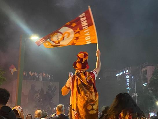 Ankara'da Galatasaray’ın 26'ncı şampiyonluğu coşkuyla kutlandı