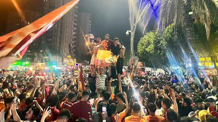 Galatasaray’ın şampiyonluğu Adana’da kutlandı