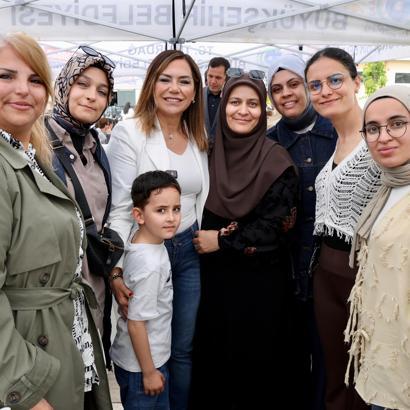 Başkan Yüceer, Çerkezköy’de annelerin mutluluğuna ortak oldu