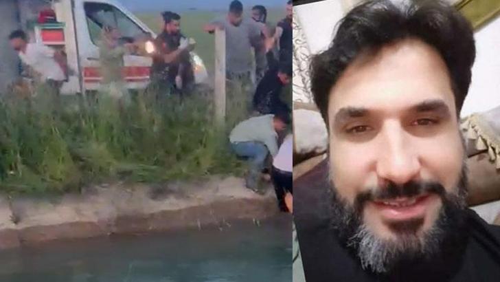 Şanlıurfa’da kanala devrilen otomobildekilere yardım için suya giren Suriyeli, öldü