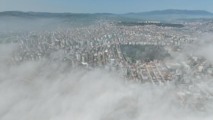 Samsun’da sis etkili oldu