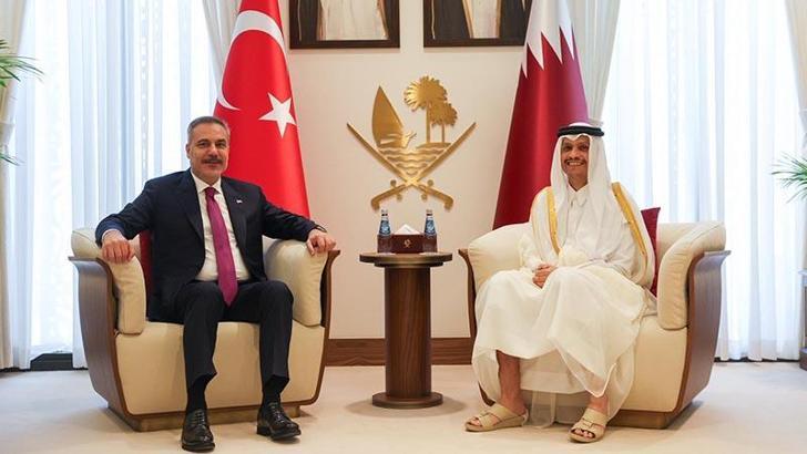 Dışişleri Bakanı Fidan, Katarlı mevkidaşı Al Sani ile görüştü