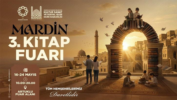 Mardin Kitap Fuarı, kapılarını açıyor