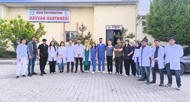 Iğdır Üniversitesi’nden Nahçıvanlı veterinerlik öğrencilerine uygulamalı eğitim
