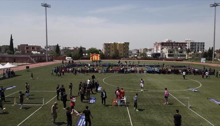 Silopi’de 580 öğrencinin katılımıyla futbol şenliği düzenlendi