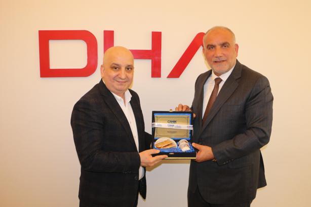 Canik Belediye Başkanı Sandıkçı’dan DHA’ya ziyaret