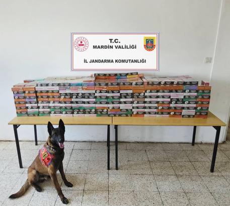 Mardin’de 4 milyon liralık kaçak sigara ele geçirildi