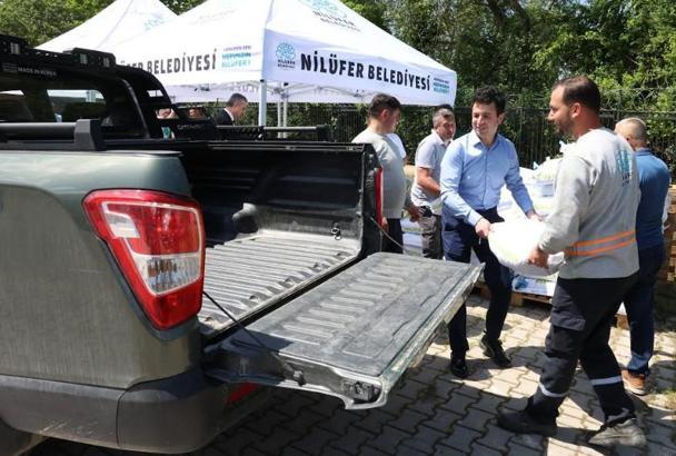 Nilüfer’de üreticiye büyük destek
