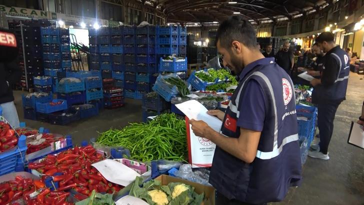 Bursa'da bayram öncesi hal ve terminalde 'fiyat ve stok' denetimleri