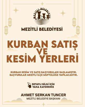 Mezitli Belediyesi’nden Kurban Bayramı düzenlemesi