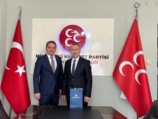 Stratex Yönetim Kurulu Başkanı Yeniçeri’den MHP Bakırköy İlçe Başkanı İnan’a ziyaret