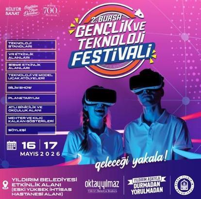 Yıldırım’da 19 Mayıs ‘Gençlik Ve Teknoloji Festivali’ ile kutlanacak