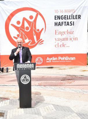 Başkan Pehlivan: Mesele engelleri sevgiyle birlikte aşabilmektir
