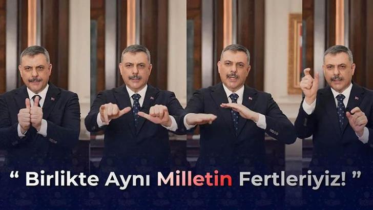 Bakan Çiftçi'den işaret diliyle 'Engelliler Haftası' mesajı