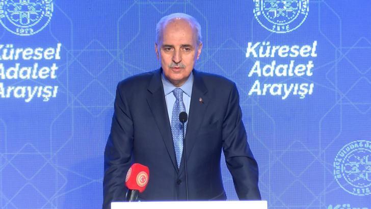 TBMM Başkanı Kurtulmuş: Vahşi kapitalizmin elinde gaddar bir ekonomik silaha dönüştüğünü görüyoruz