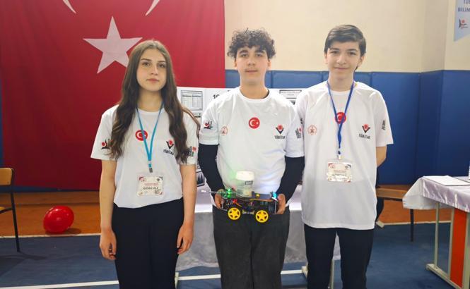 Lise öğrencilerinden orman yangınlarına robotik müdahaleli çözüm