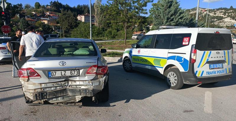 Burdur'da kaza: 1 yaralı