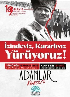 Nilüfer’de 19 Mayıs coşkuyla kutlanacak