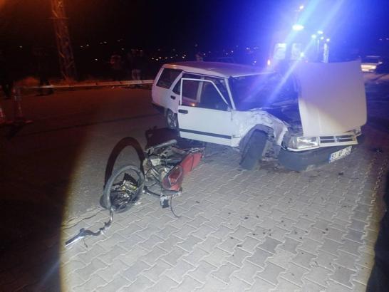 Niğde’de otomobil ile motosiklet çarpıştı; 1 ölü, 1 yaralı