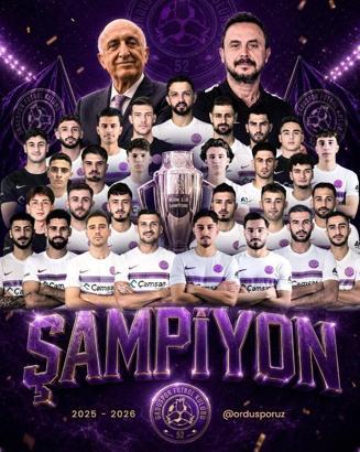 52 Orduspor FK, 2’nci Lig’e yükseldi