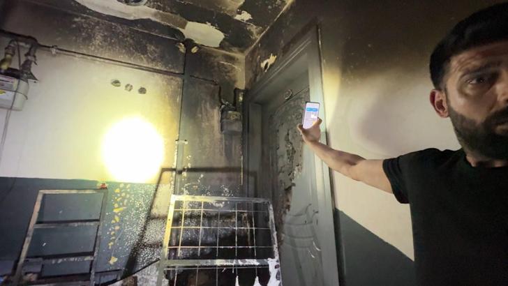 Avcılar’da binada çıkan yangın doğal gaz sayacına sıçradı; vanayı kapatan komşu faciayı önledi