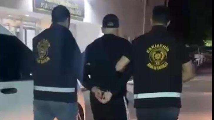 50 yıl hapis cezasıyla aranan firari Eskişehir’de yakalandı