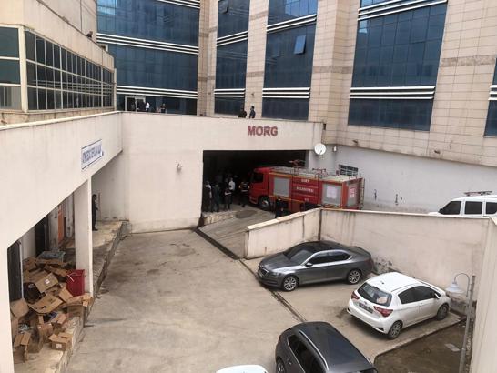 Siirt’te hastane çamaşırhanesinde yangın