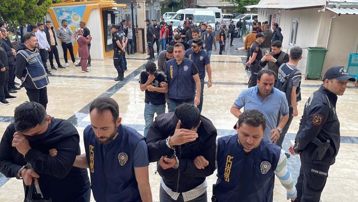 Şanlıurfa'da merkezli yasa dışı bahis operasyonu; 18 şüpheli adliyede