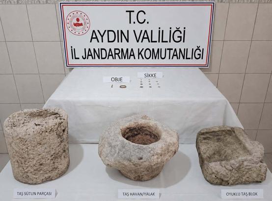 Aydın'da 'tarihi eser' operasyonu; 1 gözaltı