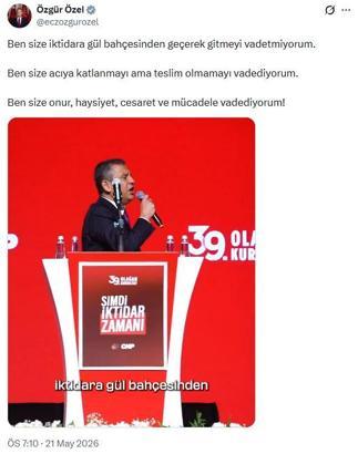 Özgür Özel'den 'mutlak butlan' paylaşımı