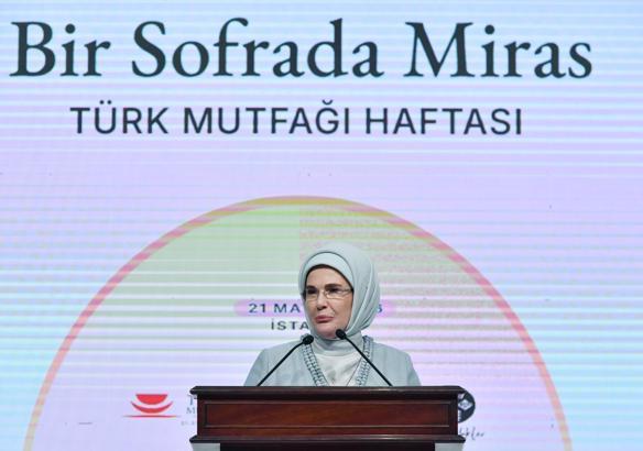 Emine Erdoğan: Türk mutfağı, Anadolu'nun ruhunu dünyanın dört bir yanına taşıyan en latif kültür elçimiz