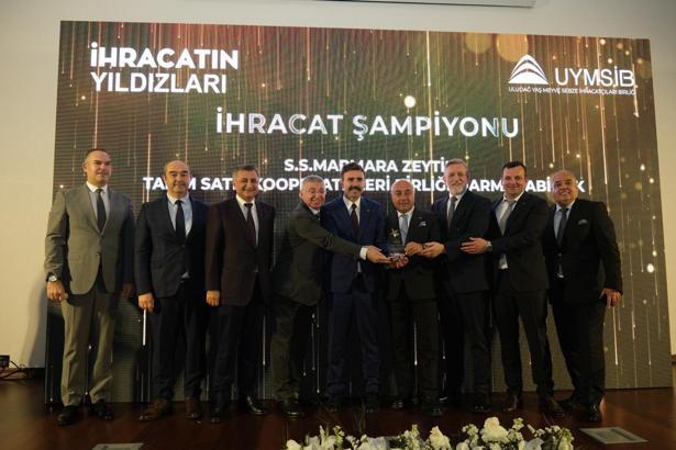 Marmarabirlik’e ‘İhracat Şampiyonu’ ödülü