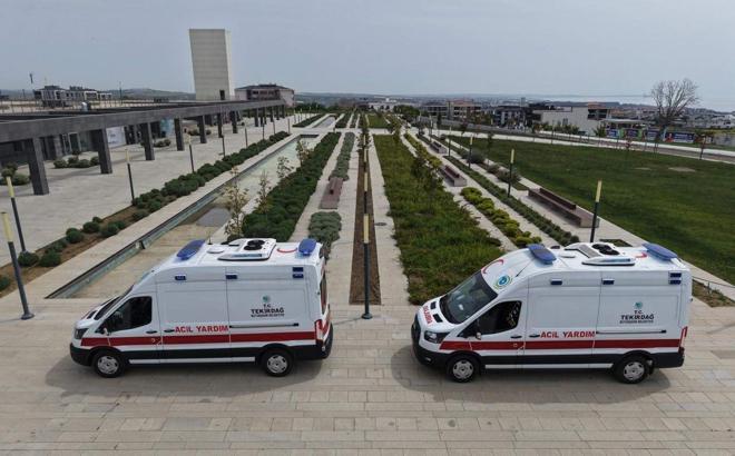 Tekirdağ Büyükşehir Belediyesi'nden 7/24 acil sağlık desteği