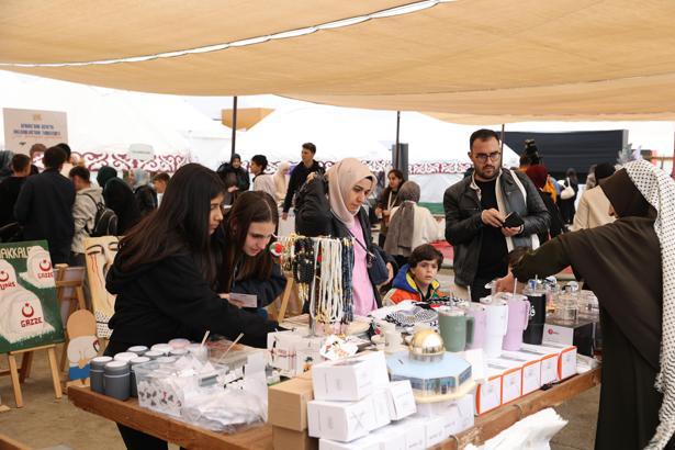 8’inci Etnospor Kültür Festivali’nde Filistin unutulmadı