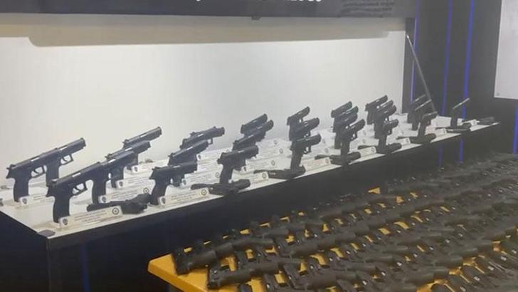 Ankara'da 228 adet tabanca ele geçirildi
