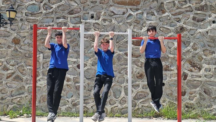 Öğrencilerin fiziksel gelişimine ‘barfiks sistemi’ desteği