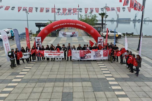 Samsun’da ‘Dağcılık Ulusal Kurtuluş Mücadelesini Anma Yürüyüşü’ başladı