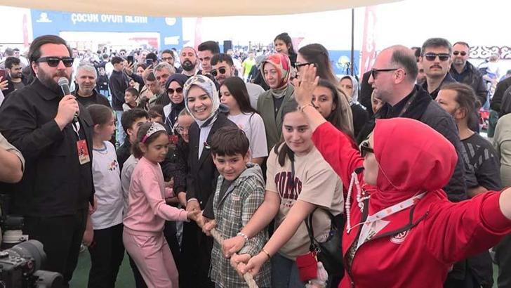 Bakan GöktaÅŸ, Etnospor Kültür Festivali'ni ziyaret etti