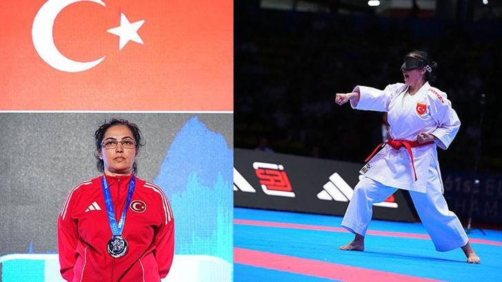 Milli para karateci Suna Saraçoğlu, Avrupa ikincisi oldu