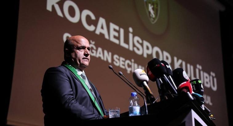 Recep Durul, yeniden Kocaelispor başkanlığına seçildi
