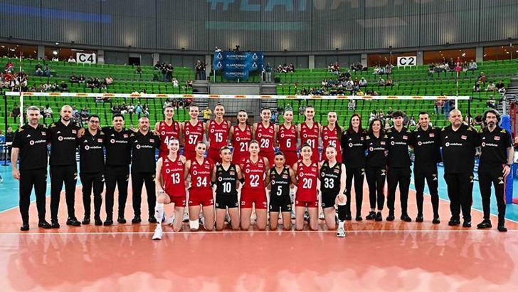 A Milli Kadın Voleybol Takımı, Sırbistan’a 3-1 mağlup oldu