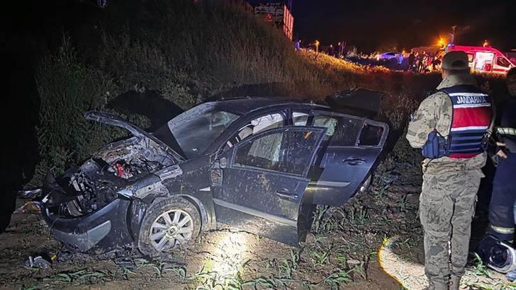 Batman’da otomobil şarampole devrildi: 4 yaralı